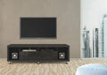 Black Gloss and Black Matte TV Stand U338