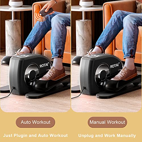 Under Desk Elliptical Machine with Remote and LCD Monitor A692
