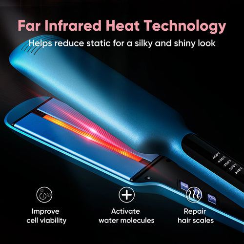 2" Titanium Ceramic Hair Straightener D11874