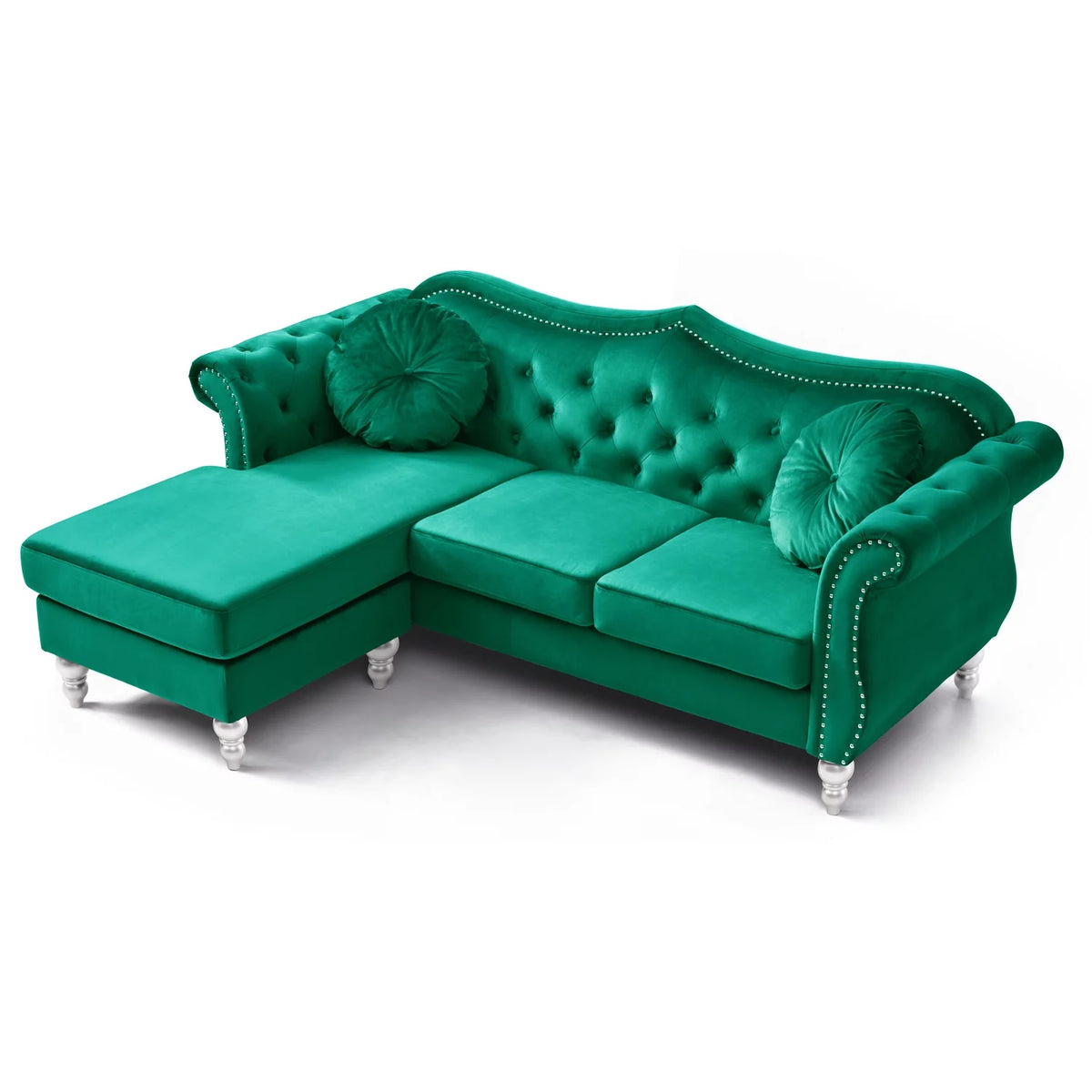 Green Sofa Chaise B276013