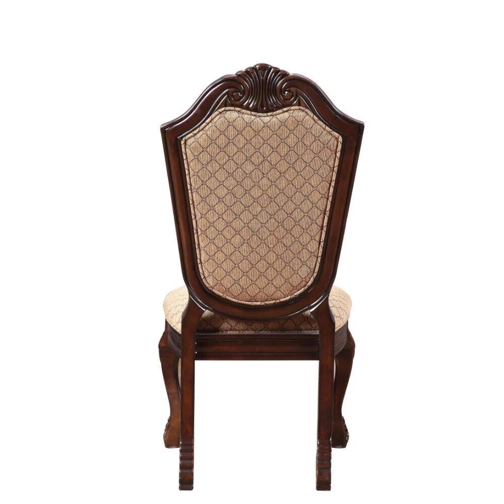 Espresso Finish Wooden Dining Side Chairs 6pc Set C737