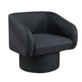 Black Fabric Upholstered Accent Chair N306115