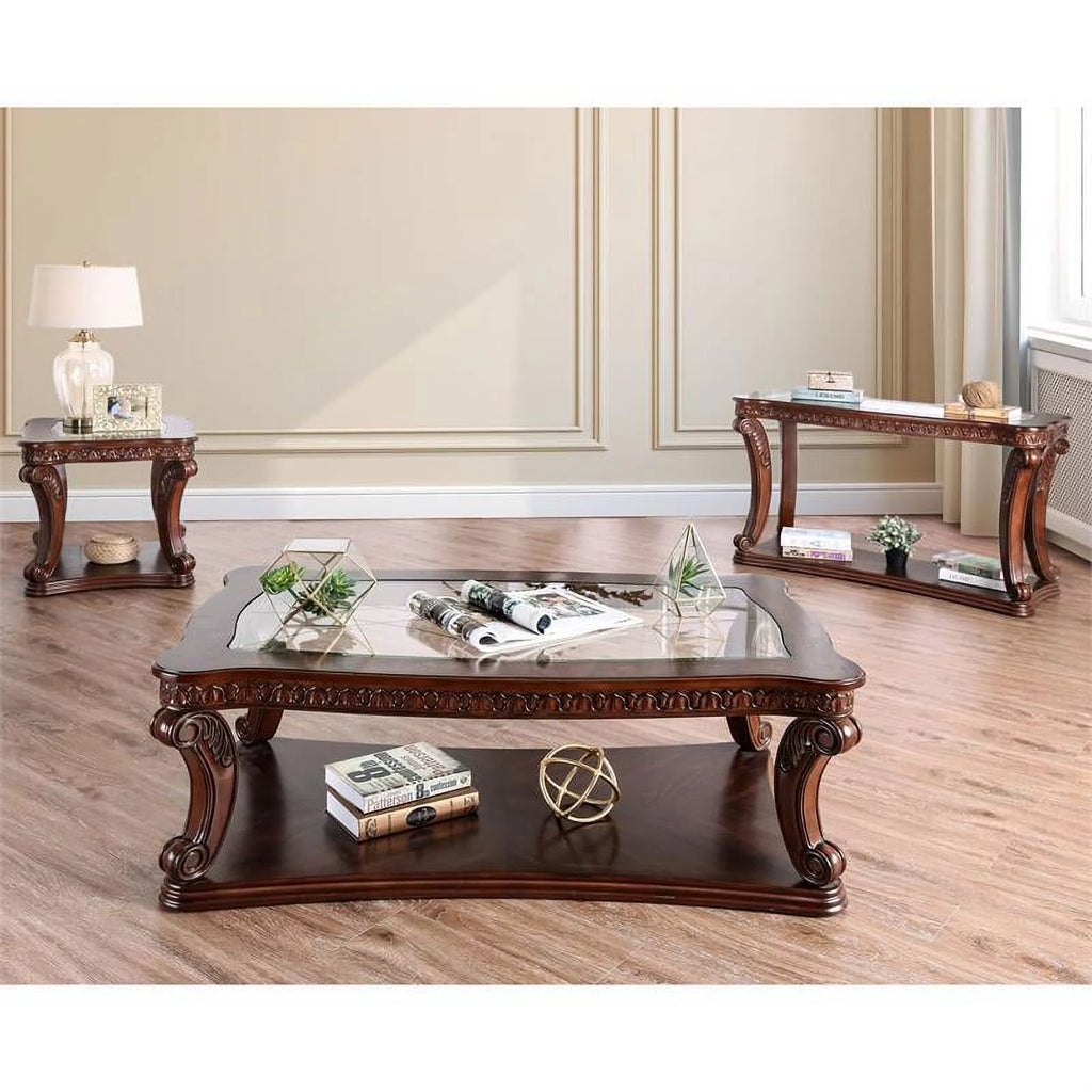 Dark Oak Wood Sofa Table V737067