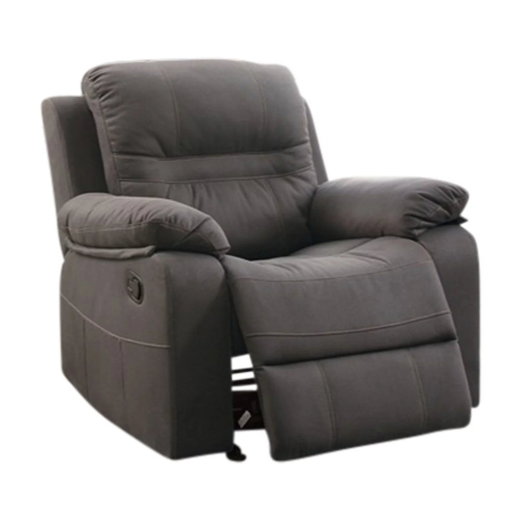 Gray Leatherette Rocker Recliner G7955