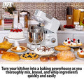 550W 8-Speed Kitchen Stand Mixer with Stainless Steel Bowl O13540