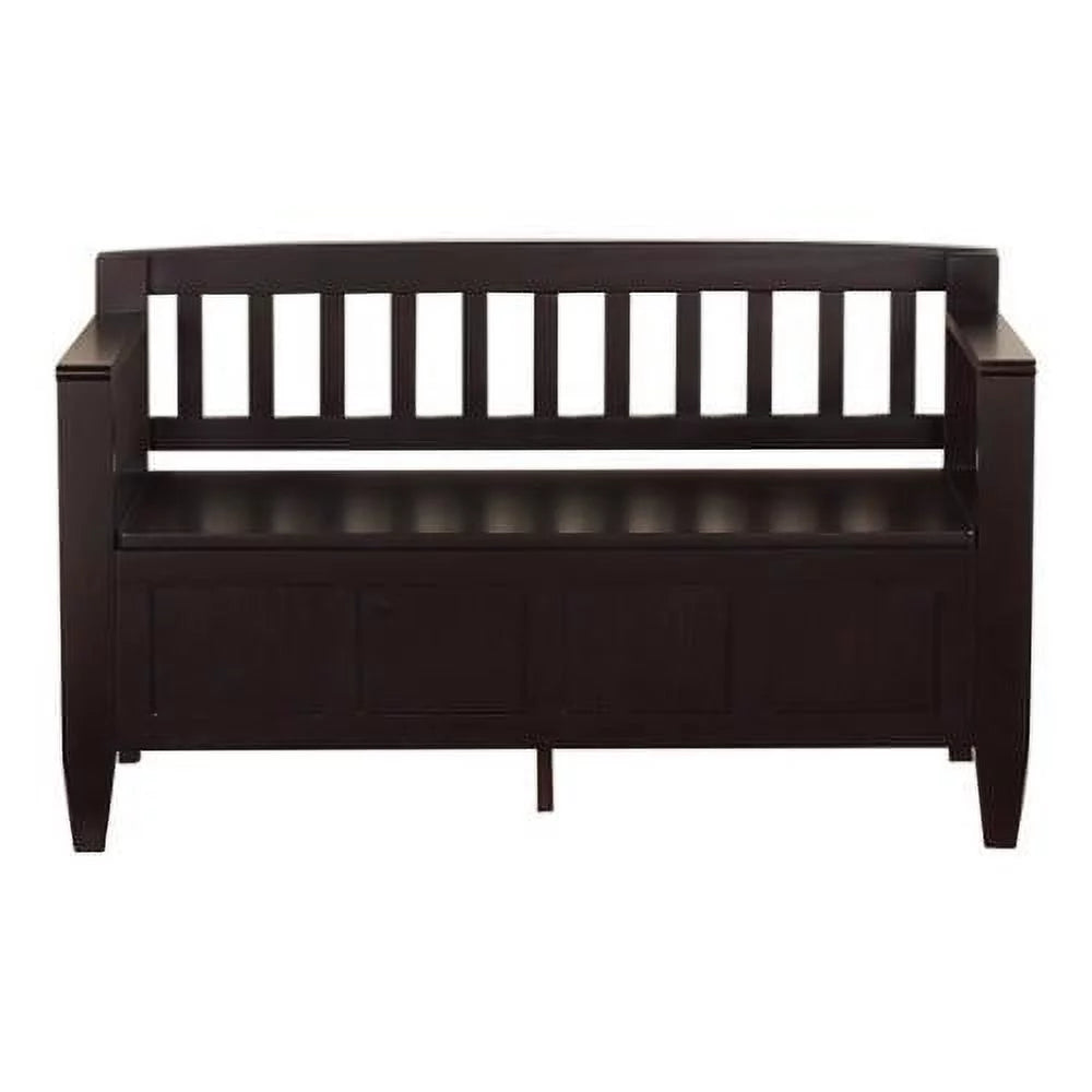 Solid Wood 48 inch Wide Storage Bench N81136
