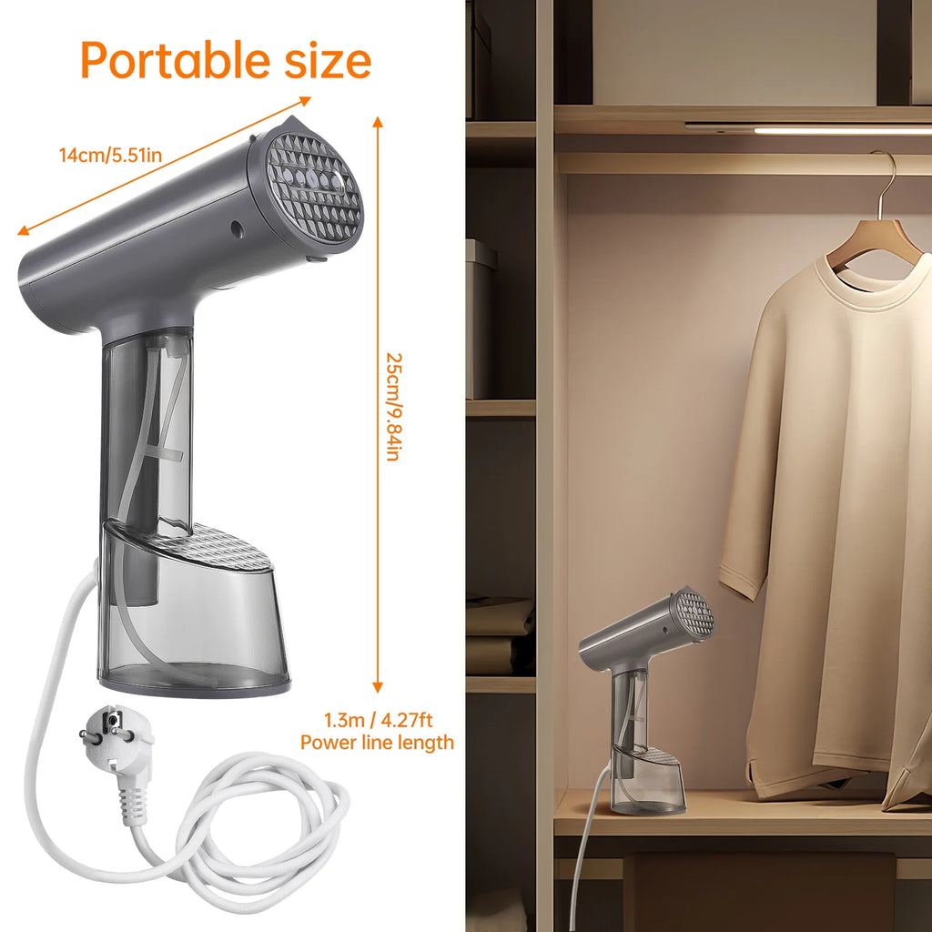 Portable Fabric Steamer with Brush G98461