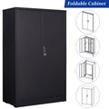 Metal Lockable Storage Cabinets with Doors and Shelves E768