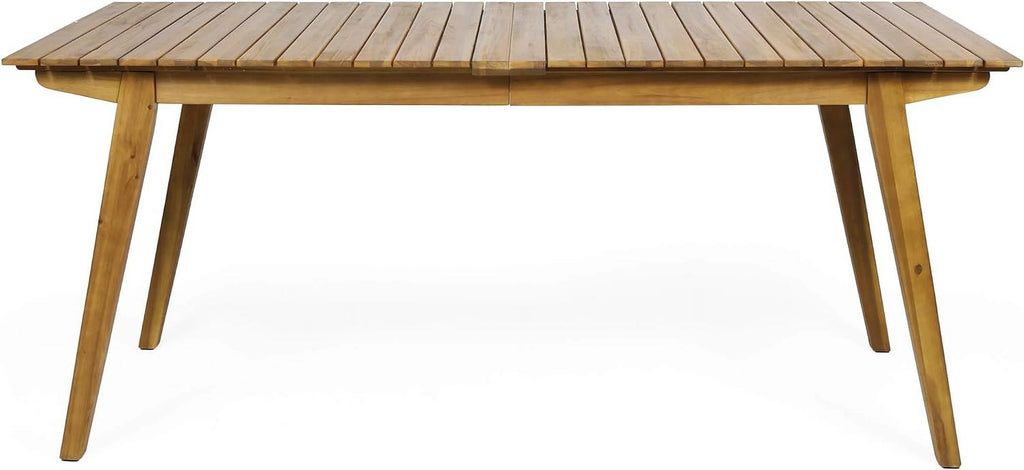 Rustic Acacia Wood Outdoor Dining Table K136510