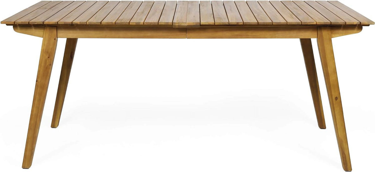 Rustic Acacia Wood Outdoor Dining Table K136510