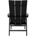 Modern Curveback Adirondack Plastic Dining Chair R88291