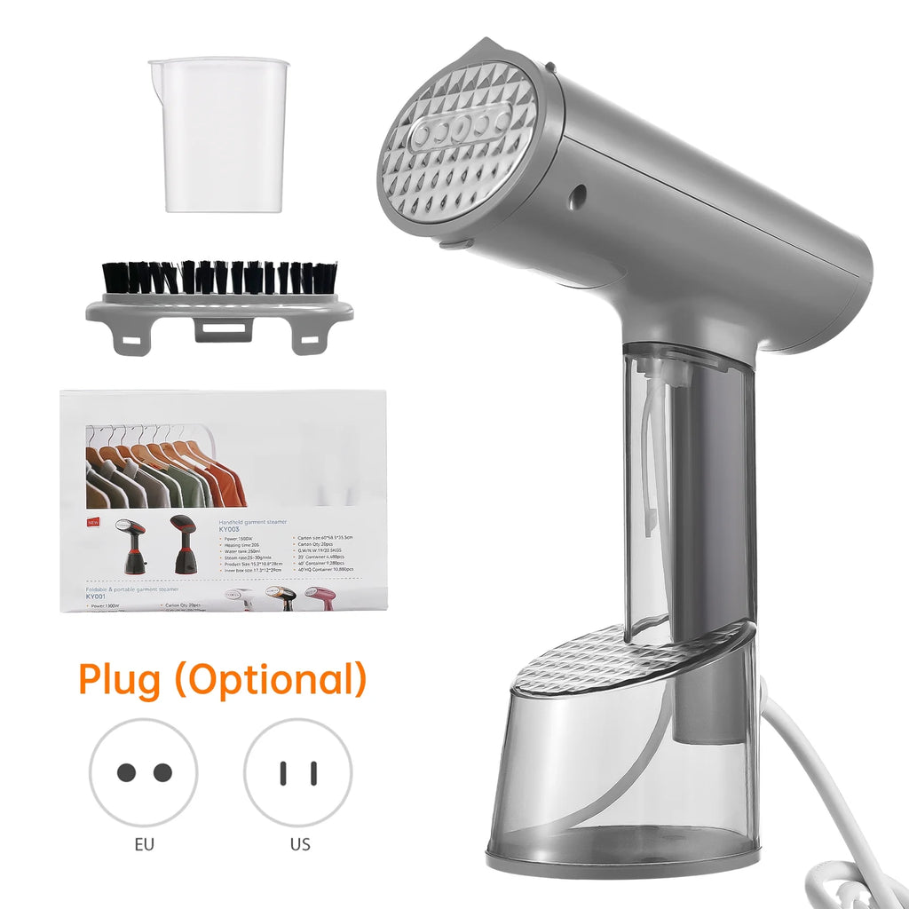 Portable Fabric Steamer with Brush G98461