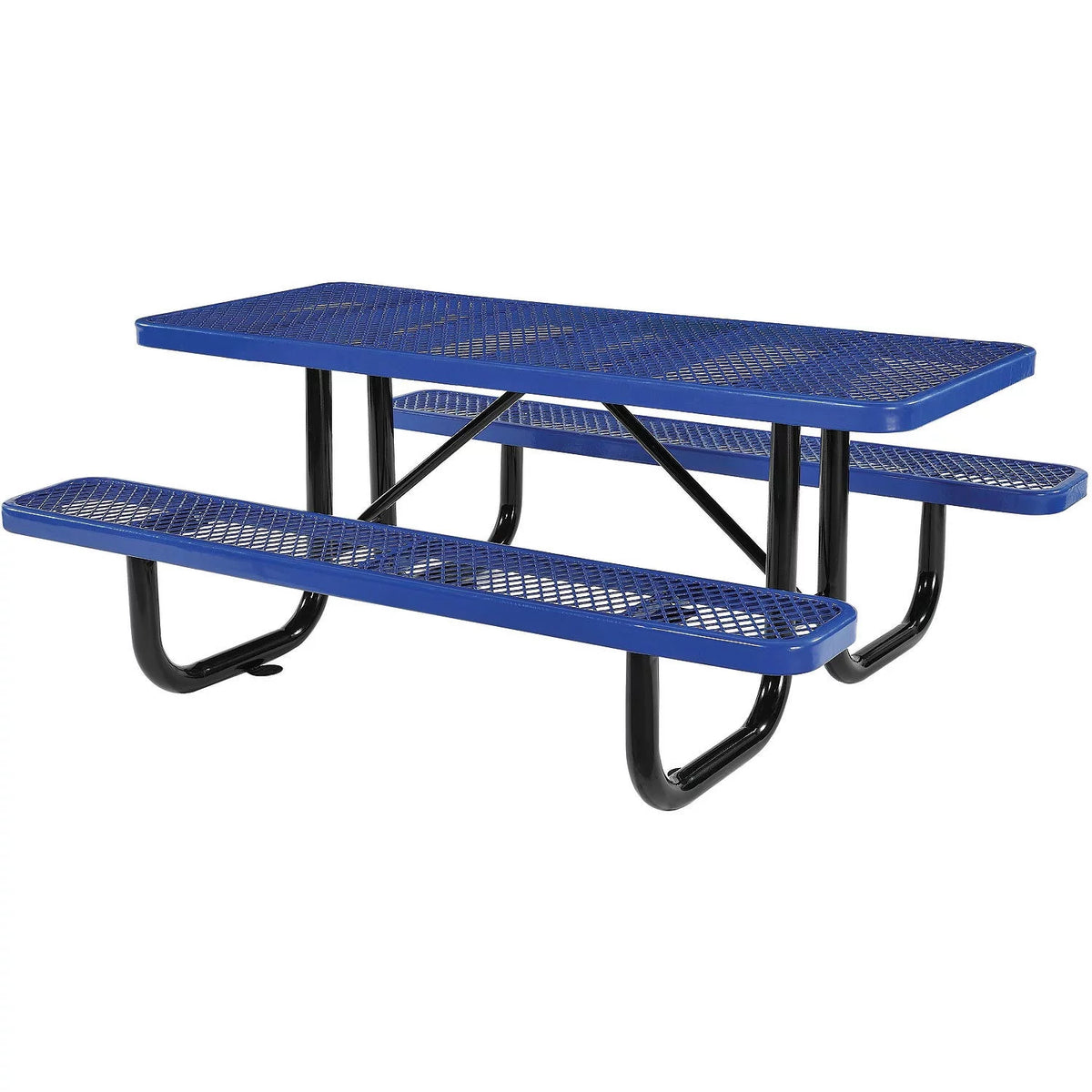 Blue Rectangular Picnic Table C788
