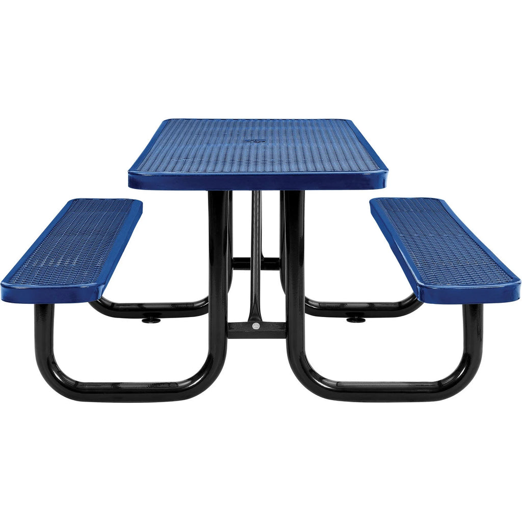Blue Rectangular Picnic Table C788