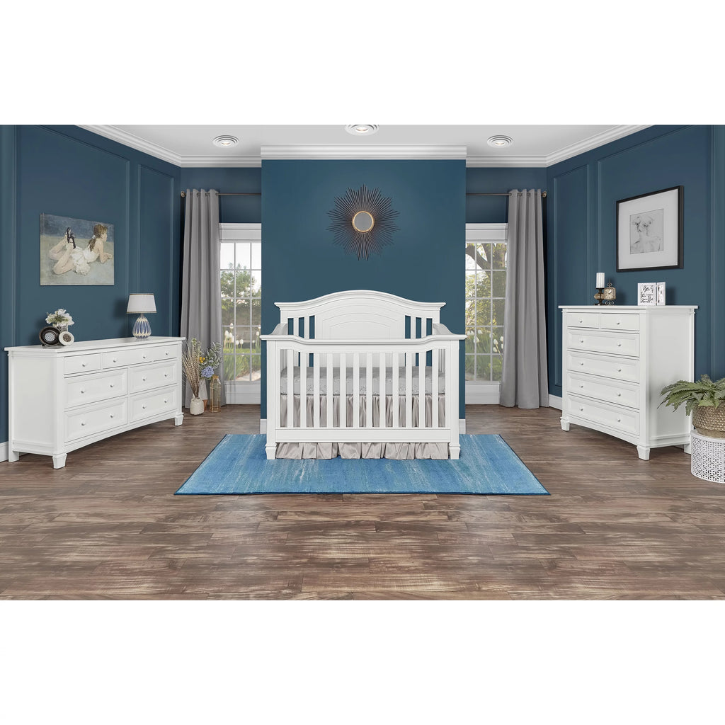 White 5-in-1 Convertible Crib Q544582