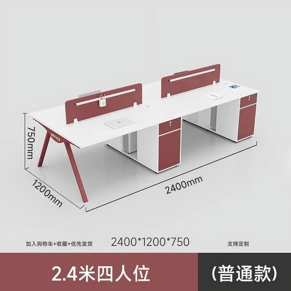 Wooden Executive Desk with Drawers B819