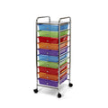 10 Drawer Organizer Cart with Wheels T86385