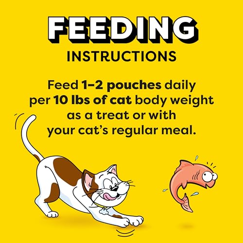 Squeezable Wet Cat Treats with Salmon, 0.42 oz, 44 Count D328