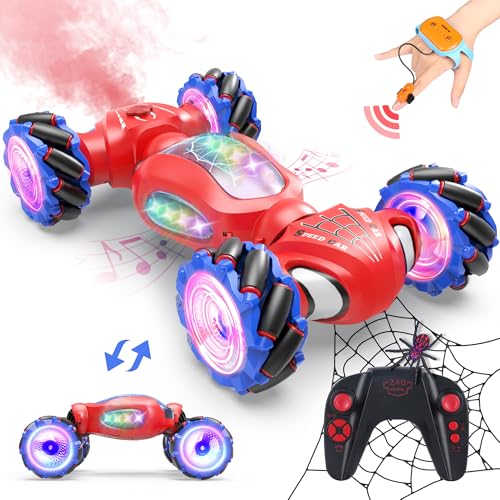 4WD Remote Control Stunt Car with Lights Music Sprayer H415