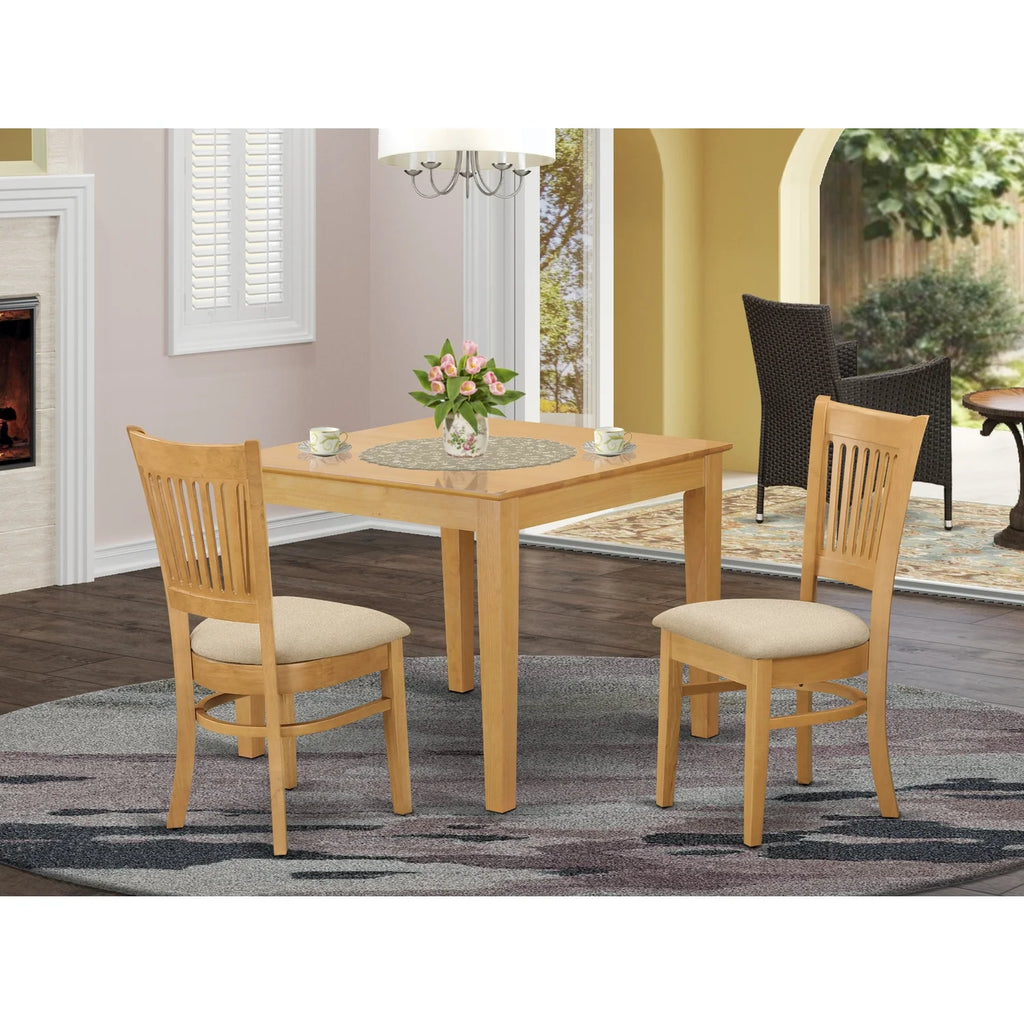 3 Piece Traditional Wood Dining Room Set T354