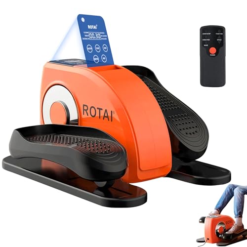 Under Desk Elliptical Machine with Remote and LCD Monitor A692