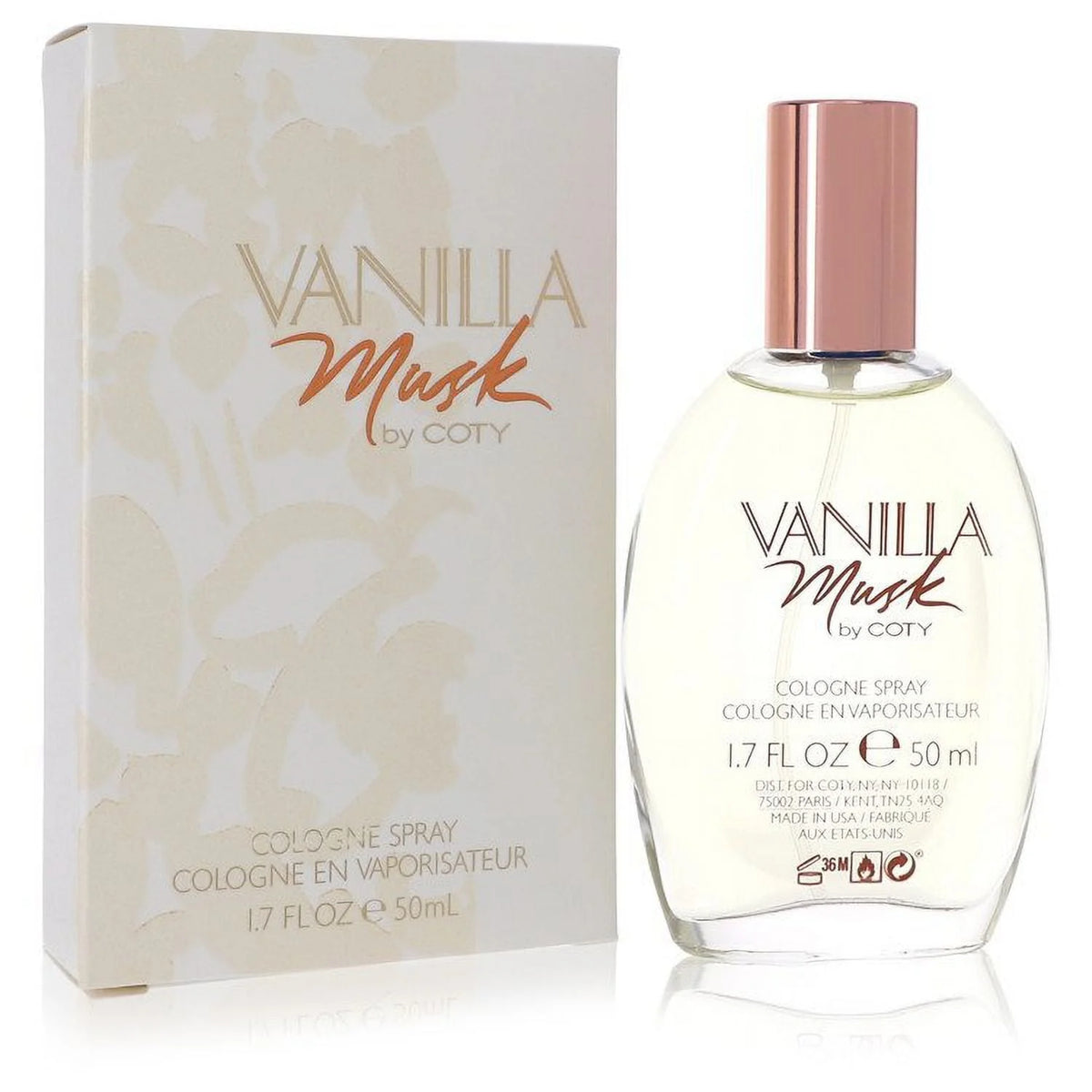 Vanilla Musk Cologne Spray 1.7 oz Pack of 3 D3104