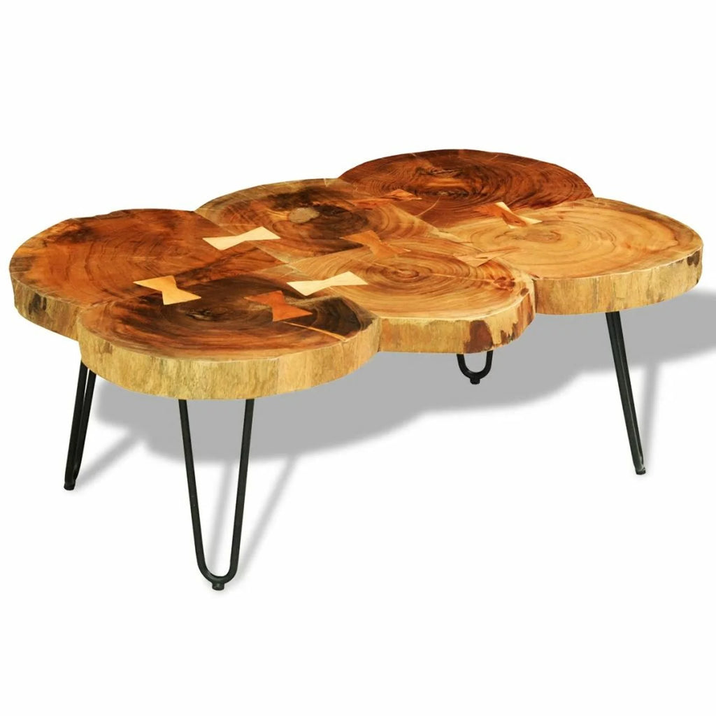 6 Trunks Solid Sheesham Wood Coffee Table W45836
