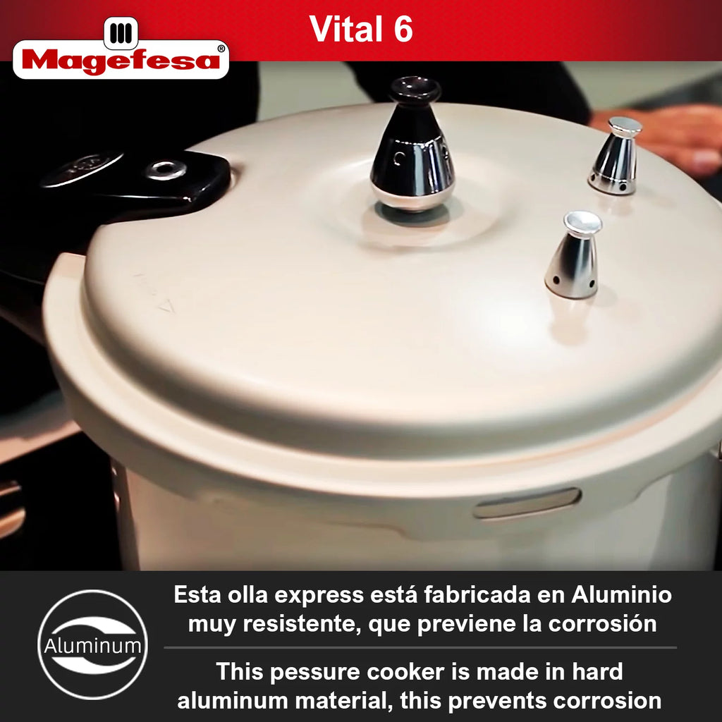 5.3 Quart Aluminum Pressure Cooker R7316