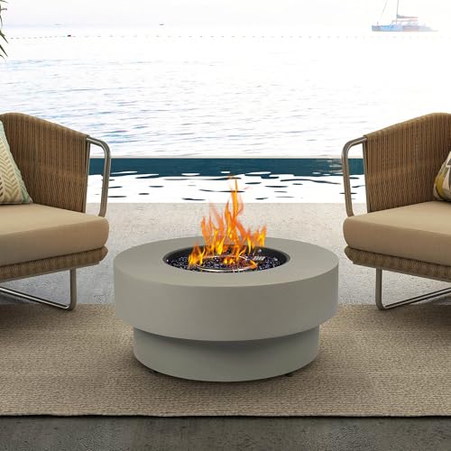 Propane Outdoor Fire Pit Table 32.5-inch Round 50,000 BTU F86718