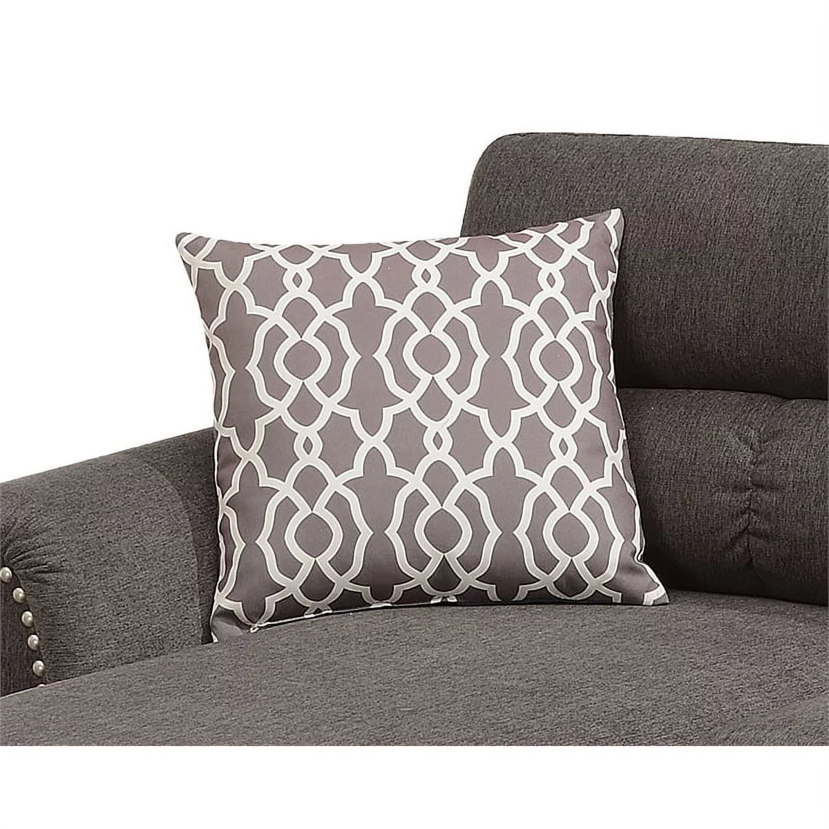Reversible Fabric Sofa Sectional Set X7011