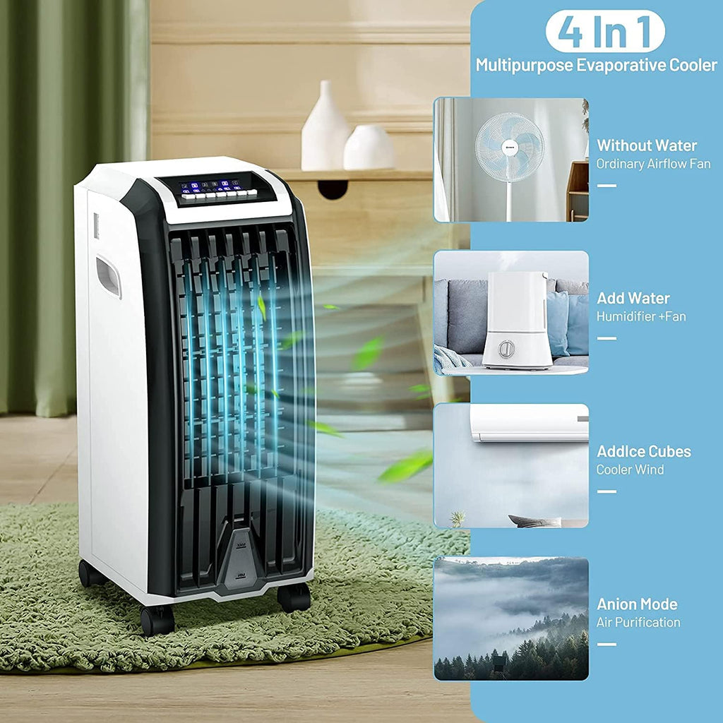 Portable 4-in-1 Evaporative Air Cooler with Humidifier V3928