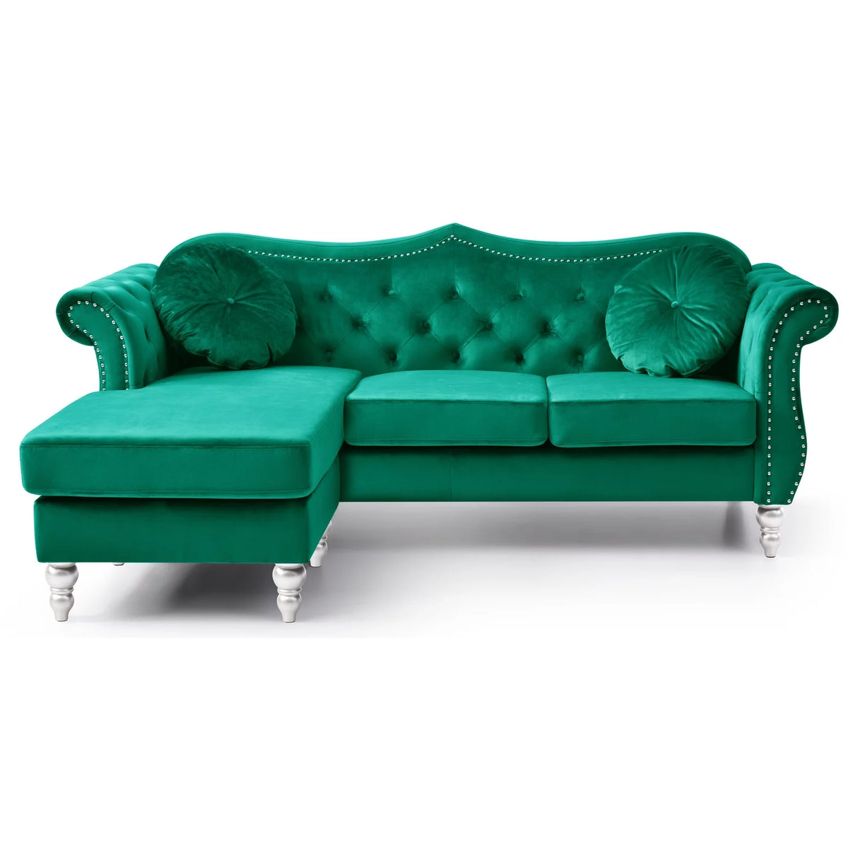 Green Sofa Chaise B276013