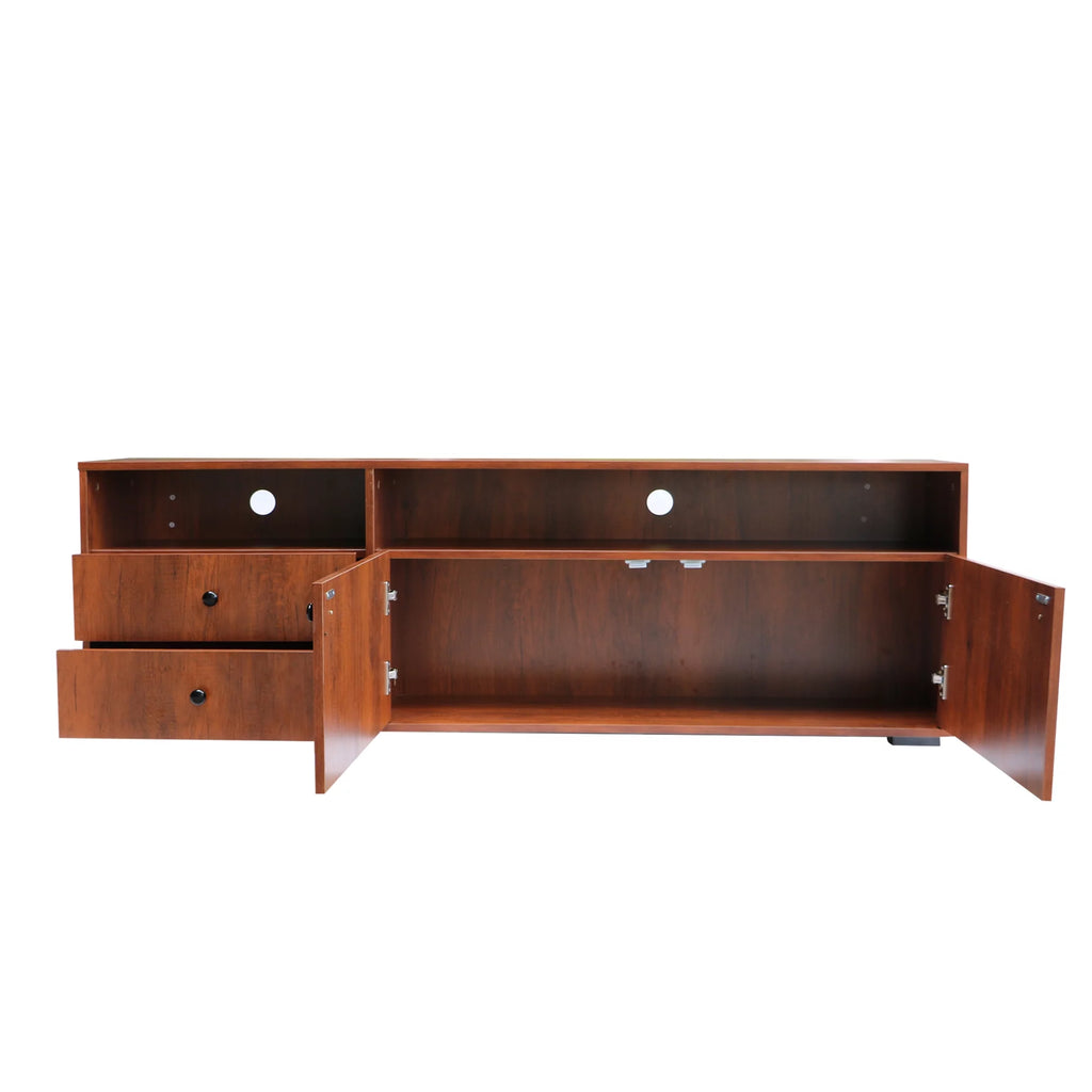 Brown Wood Grain TV Cabinet U5128
