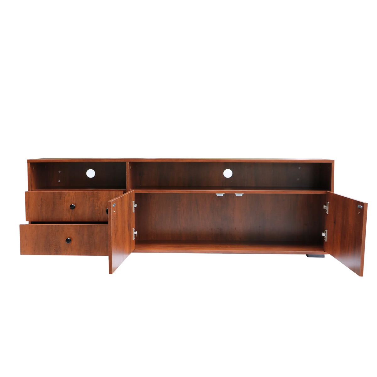 Brown Wood Grain TV Cabinet U5128