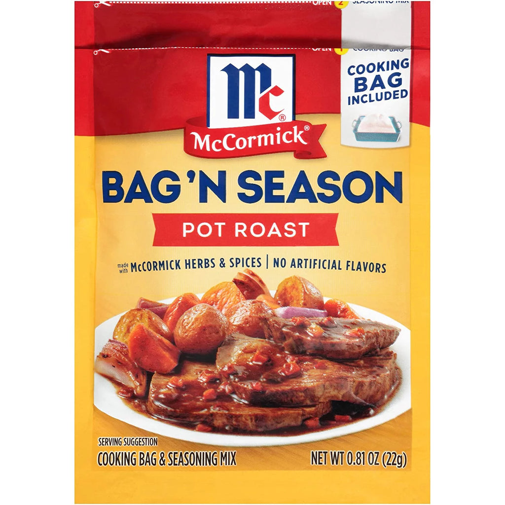 Pot Roast Cooking Bag & Seasoning Mix 0.81 Oz Pack Of 6 J32847