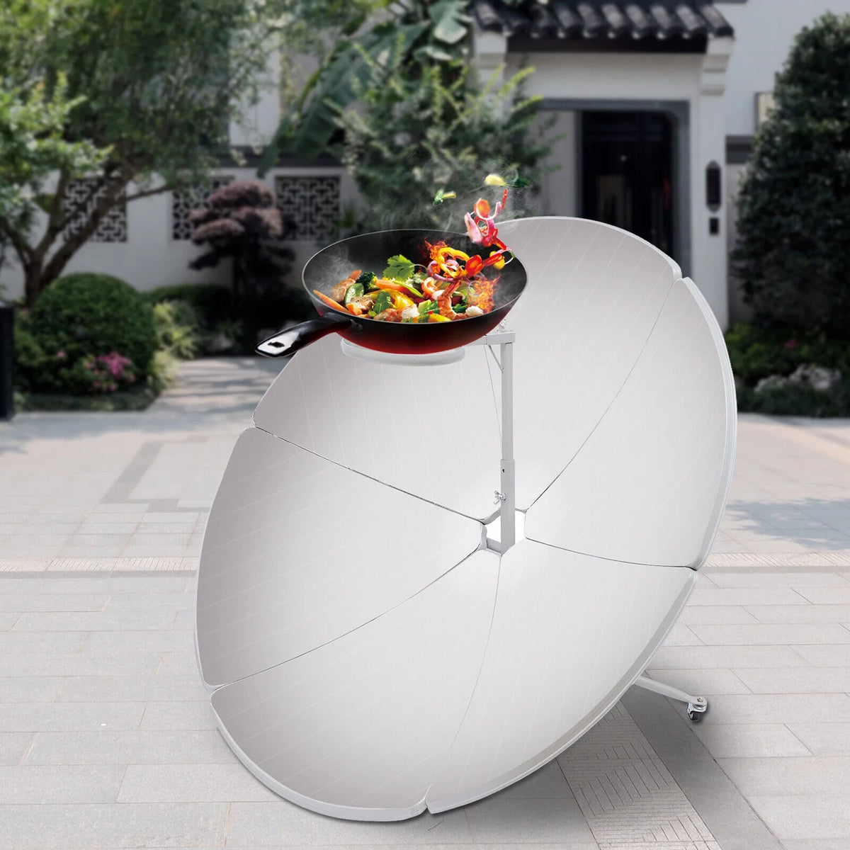 Portable Solar Cooker 150cm Dia 800-1000°C O4812