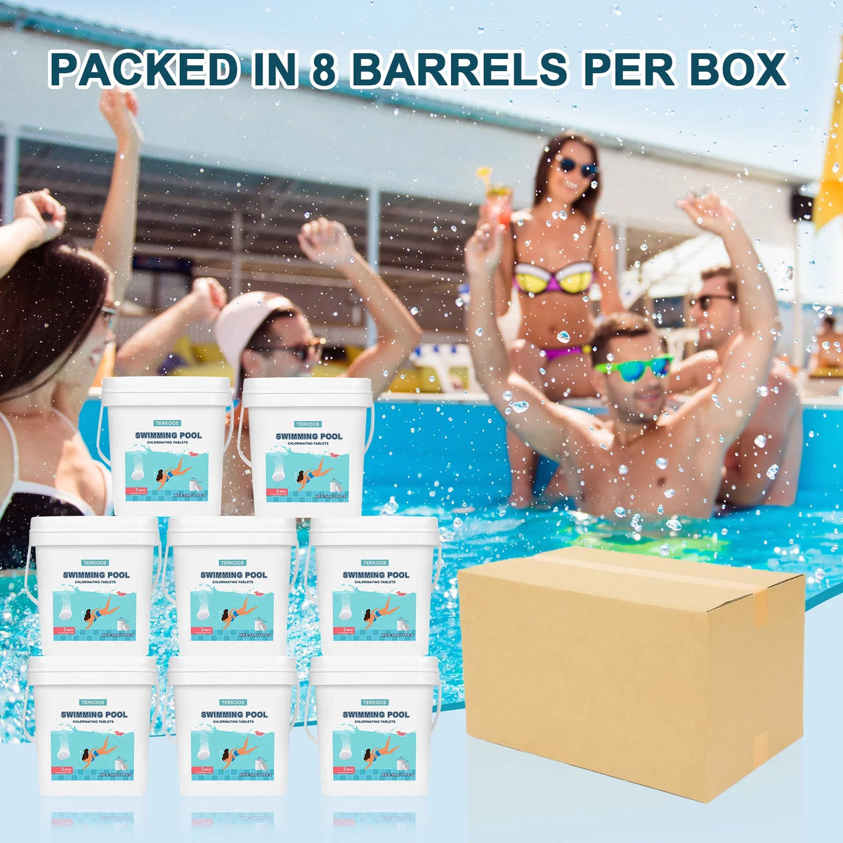 40 LB 3 Inch Chlorine Tablets L965632