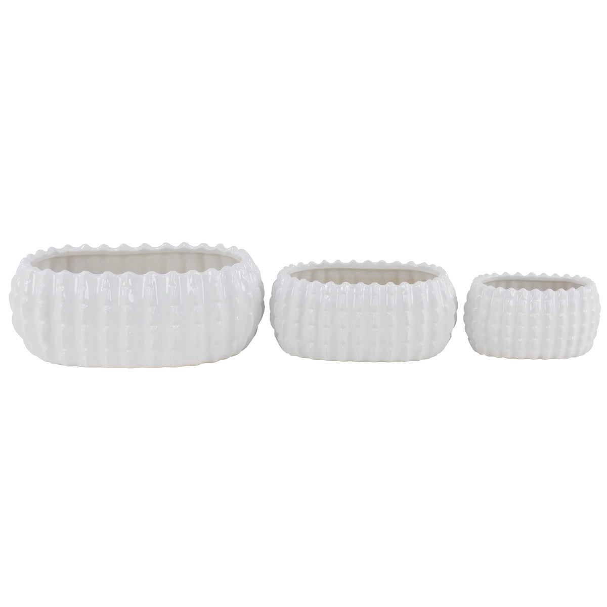 White Ceramic Planter (3 Count) R629794