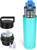 Estojo de viagem refrigerado para insulina com bolsas de gelo V18162