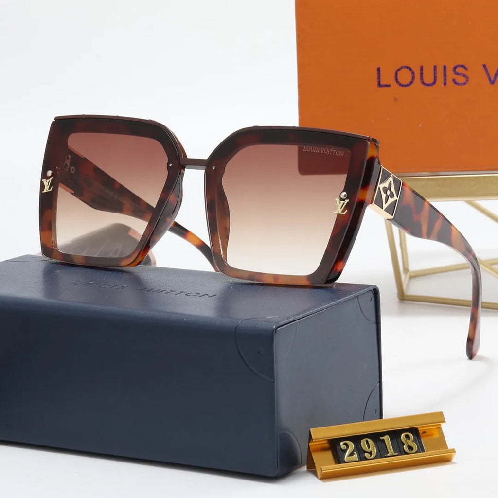 Simple Letter Print Polarized Sunglasses J18786