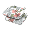 16x17 Inch Flower Blue Set of 4 Chair Cushions F96752