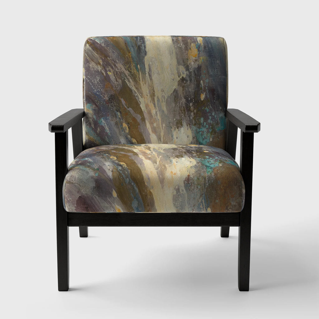 Upholstered Accent Arm Chair W7568