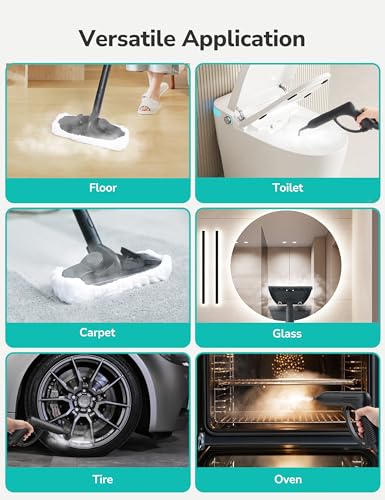 80PSI Heavy Duty Canister Steam Cleaner J592844