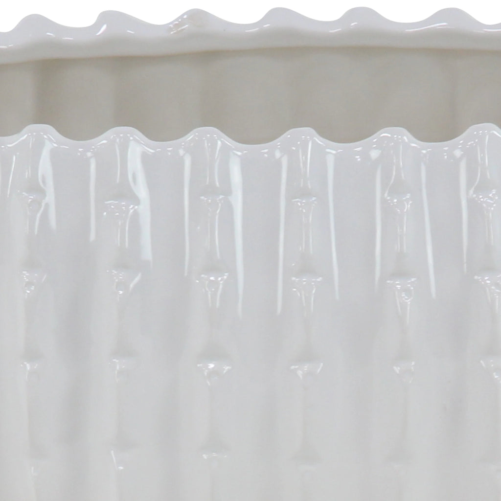 White Ceramic Planter (3 Count) R629794