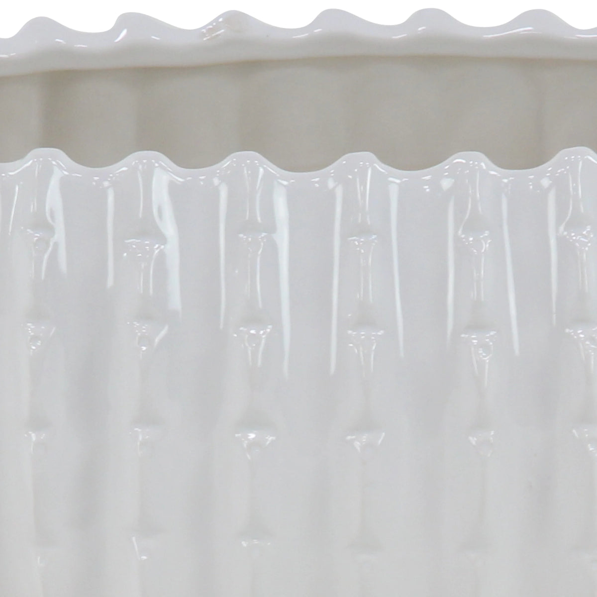 White Ceramic Planter (3 Count) R629794
