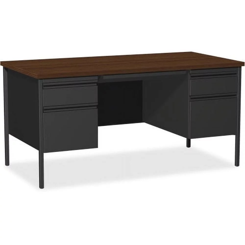 Black Walnut Double-Pedestal Desk G892329