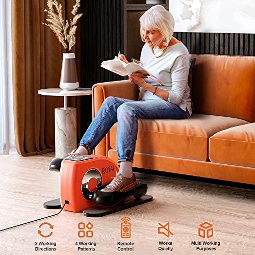 Under Desk Elliptical Machine with Remote and LCD Monitor A692