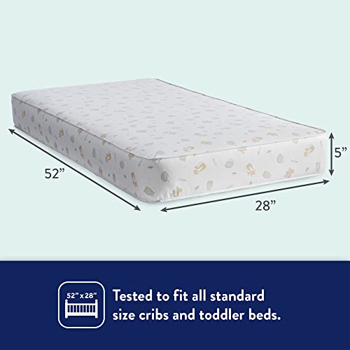 Waterproof Crib Mattress, Extra Firm Coils, 52"X28" S517706