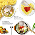 Silicone Cooking Utensils Set Wooden Handles Non-Stick Cookware Y203