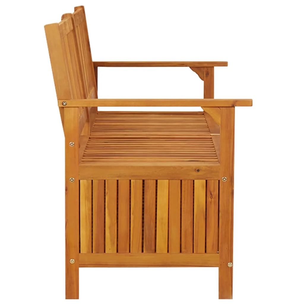 Storage Bench Solid Wood Acacia B265